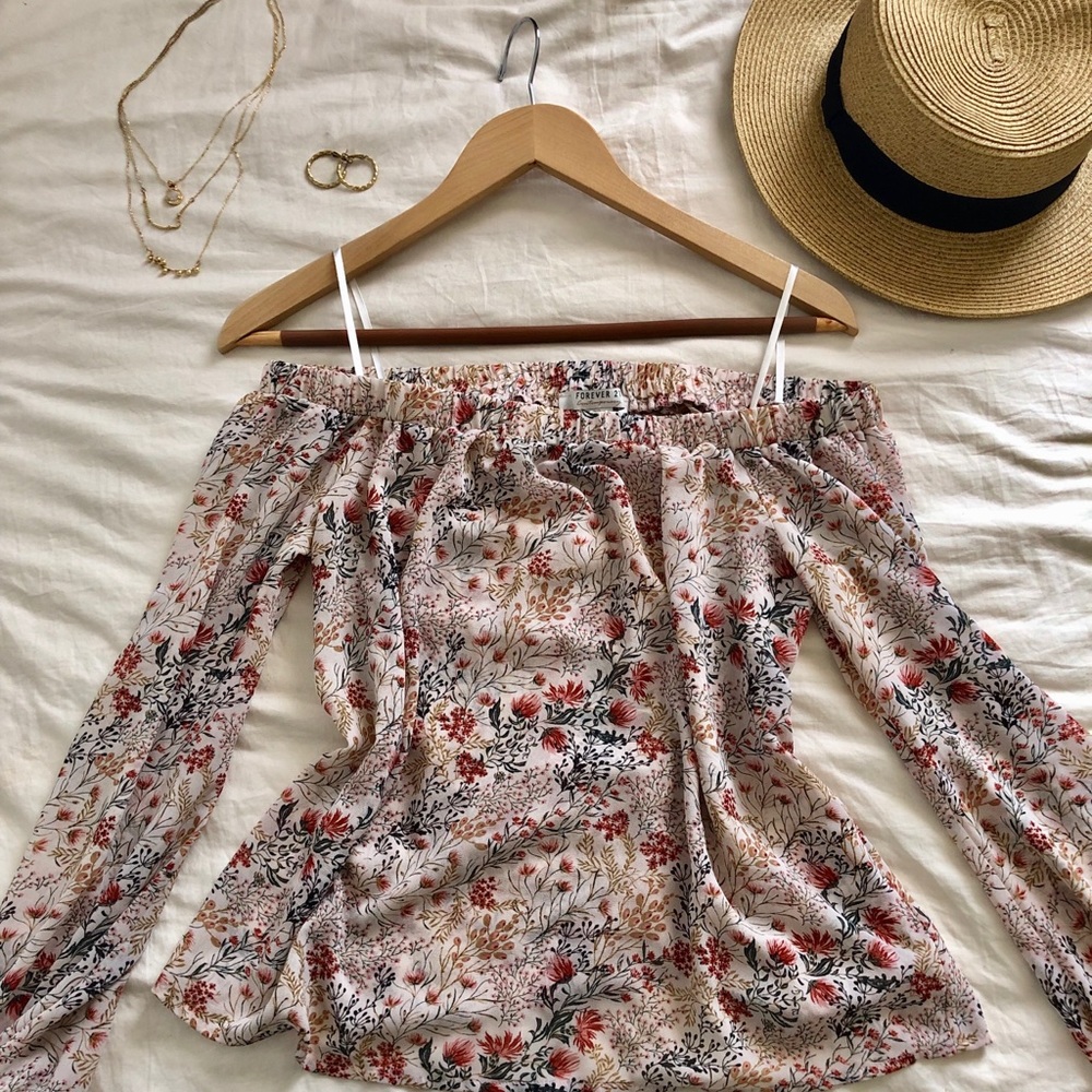 Floral off the shoulders
